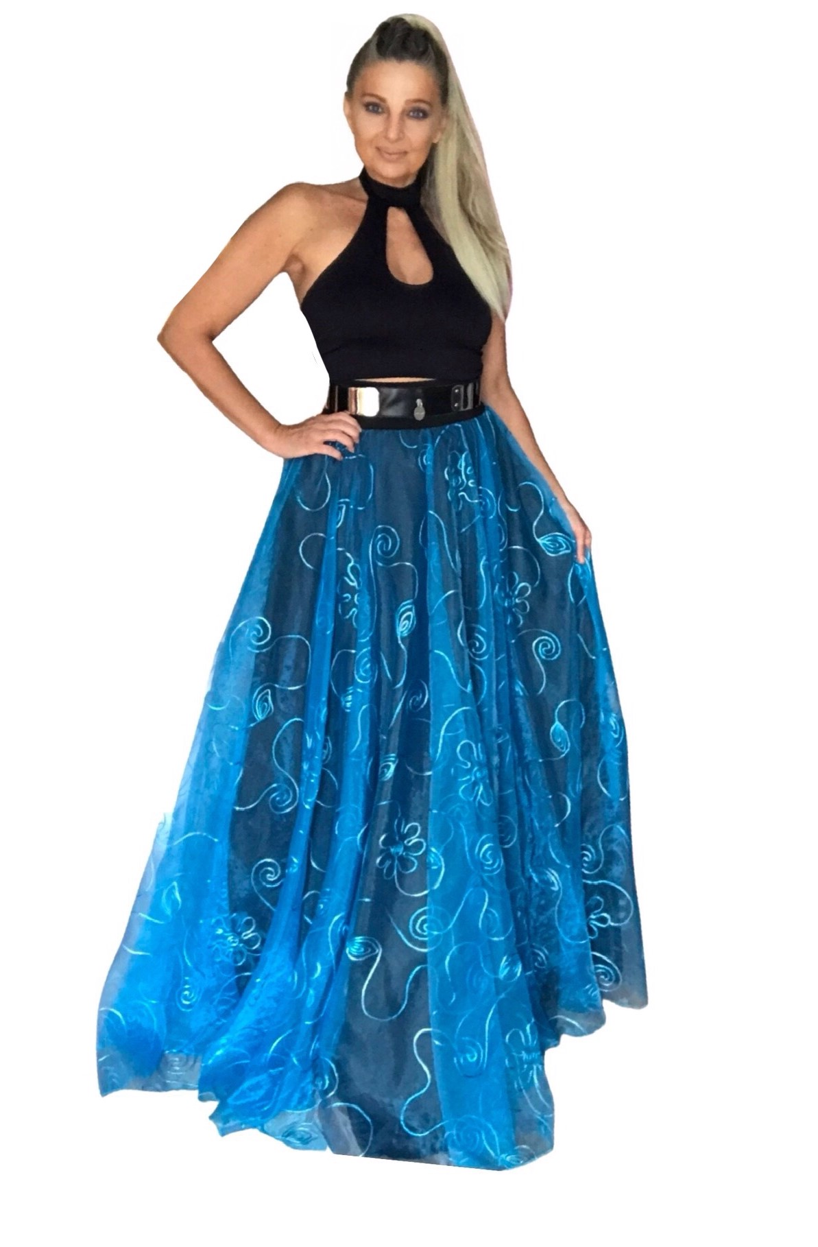 Dlouhá společenská sukně BOROS SK-L-ORG 03